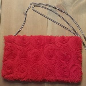 H&M Rose Detail Clutch